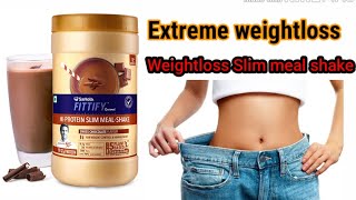 saffola fittyfy gourmet HIPROTIEN slim meal shake review in hindi Fast weightloss protein shake [upl. by Shinberg]