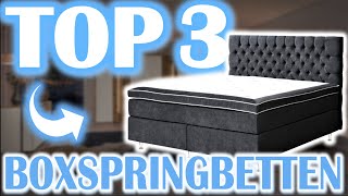 DIE BESTEN BOXSPRINGBETTEN 2024  Boxspringbetten Test  Top 3 Boxspringbetten [upl. by Aniaj]