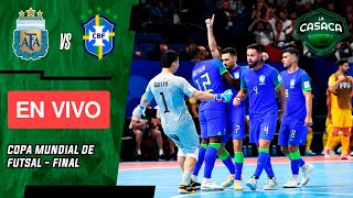 🚨 ARGENTINA vs BRASIL EN VIVO 🔥 FINAL DEL MUNDIAL DE FUTSAL [upl. by Darryl767]