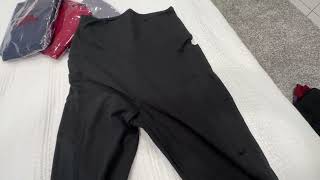 High water yoga pants with pockets [upl. by Gabbert]