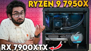 All AMD Gaming PC Build  Ryzen 9 7950X and Radeon RX 7900XTX [upl. by Reiche38]