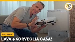 ROBOT ASPIRAPOLVERE e LAVAPAVIMENTI che SORVEGLIA CASA Recensione EzViz rs20 pro [upl. by Durston168]