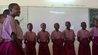 STUDENTS PERFORMING A CHORAL VERSE AT KENYA MUSIC FESTIVALS [upl. by Rheta]