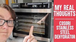 COSORI PREMIUM STAINLESS STEEL DEHYDRATOR REVIEW Unboxing and Honest Review of the Cosori CP267FD [upl. by Steady]