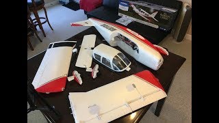 Unboxing the brand new EFlite Piper Cherokee 13m BNF [upl. by Lotsyrk]