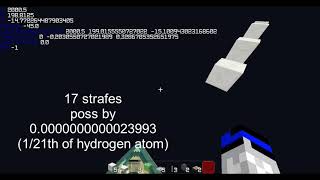 17 Chained 45 strafes  Minecrafts most precise jump [upl. by Colp851]