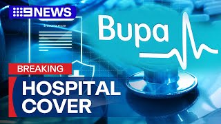 Millions to lose health cover after hospital operator fallout with insurers  9 News Australia [upl. by Namruht]