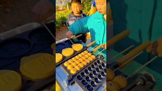 Roasted Gold Coins• Roasted Candied Haws on a Stickfood yummy tasty streetfood foodie recipe [upl. by Dnomse]