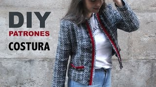 DIY Costura y patrones Chaqueta de mujer [upl. by Vinni]