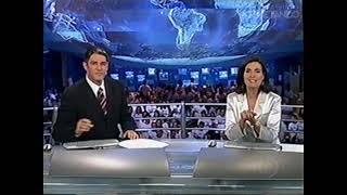 TV Globo 40 Anos  Encerramento Jornal Nacional  Vinheta Diga Bom Dia 26042005 [upl. by Asenej]