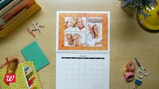 Create Personalized Wall Calendars at Walgreens [upl. by Eerbua472]