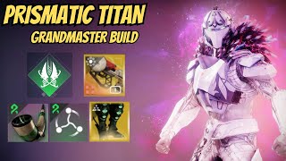 Prismatic Titan GLASSWAY GRANDMASTER Build Suspend EVERYTHING  Destiny 2 The Final Shape [upl. by Llenej]