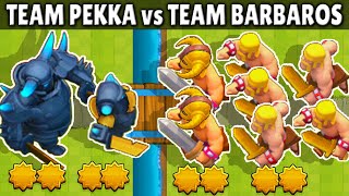 PEKKA  MINI PEKKA vs BRABAROS  BARBAROS de ELITE  CUAL ES EL MEJOR DUO  CLASH ROYALE [upl. by Fairfield]