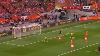 Highlights Netherlands  Ecuador 11 friendly 17052014 [upl. by Redmond976]