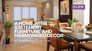 Modern Apartment Interior Design at TATA Tritvam Kochi  DLIFE Home Interiors [upl. by Root]