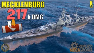 MECK in Ranked powerups close combat  World of Warships Gameplay [upl. by Romo]