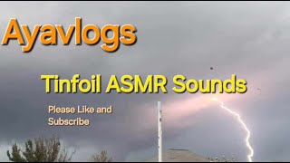 ASMR Sounds of Tinfoil Please enjoy Reaction Video [upl. by Bobby]