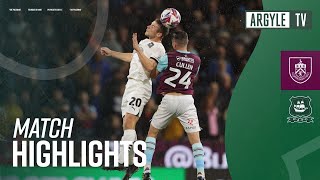 Burnley v Plymouth Argyle Highlights [upl. by Sitruk566]