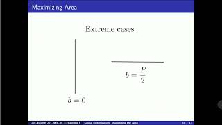 336 Global Optimization Example Maximizing Area [upl. by Evelin509]