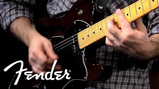 Modern Player Tele Thinline Deluxe Dirty Demo  Fender [upl. by Fiertz]