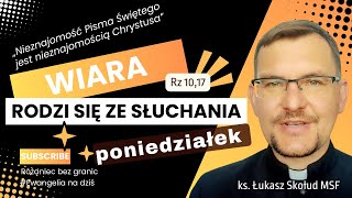 EWANGELIA NA DZIŚ  251124pn  Łk 21 14  ks Łukasz Skołud MSF wiararodzisięzesłuchania [upl. by Akerdnahs]