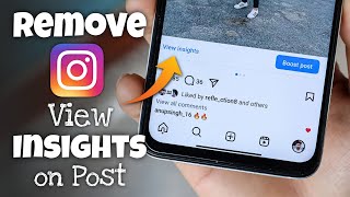 How to Remove View Insights on Instagram Post [upl. by Machute120]