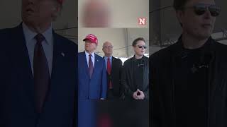 Donald Trump Joins Elon Musk To Watch SpaceX Starship Rocket Launch In Texas [upl. by Stoops]