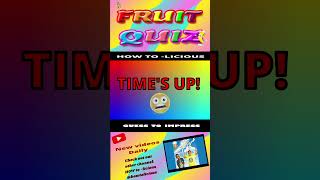 Meet some nutty wonders 😊  Fruit Quiz 139 fruitquiz fruitfacts [upl. by Nayd]