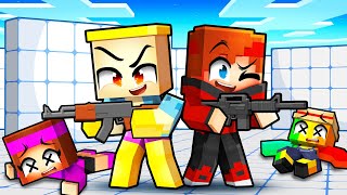 Nous jouons a RIVALS avec mes amis sur Minecraft [upl. by Sum]