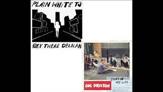 Plain White Ts amp One Direction  Story of My Life Hey There Delilah [upl. by Sclar]