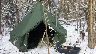 HEX M1950 5 MAN ARCTIC TENT  KNICO ALASKAN JR [upl. by Kirbee]