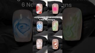 🖌️Using Blooming Gel to Create 6 Nail Art Designs💅 [upl. by Eiznil]