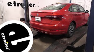 etrailer  DrawTite Sportframe Trailer Hitch Installation  2019 Volkswagen Jetta [upl. by Lim]