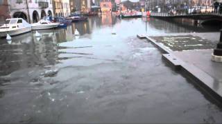 chioggia apertura paratia del mose con relativo tsunami [upl. by Nehte846]