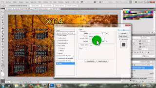 como hacer un calendario en photoshop [upl. by Gazo692]