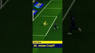 Seaman save from Cruyff many times in a match efootball pes everyone shorts subscribe pls 🙏🏻 [upl. by Anerak]