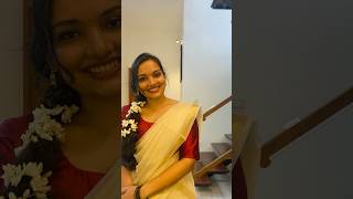 🌸Onam Simple Festive Makeup 🌸 GRWM Onam TraditionalWear FestivePrep simplehairstyle desilook [upl. by Danny]