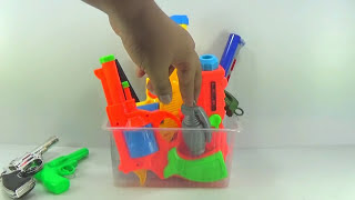 My Toy Alien Attack on Box of Toys GUNS BOX Toys vs Alien Nerf War Gun Baby vs Alien  Toys Guide [upl. by Keyte]