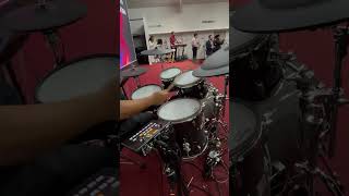 Flechas  Mario Rivera lll  worship church ebenezer drumcover [upl. by Sevy]