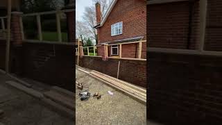 Double Slatted Fence Project Completed in West Drayton [upl. by Mcclary]