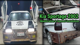 Kia Sportage 2002 Modification amp Sunroof Installation [upl. by Haida]