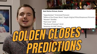 Golden Globes 2024 Nominees My Predictions and Personal Picks [upl. by Mcclenon806]