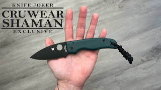 Knife Joker Exclusive Spyderco Shaman Overview [upl. by Notsla622]