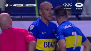 Gol de Pavón 11  Boca Juniors 1431 Nacional  Cuartos de final Copa Libertadores 2016 [upl. by Iahk583]