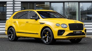 2022 Bentley Bentayga 30 V6 Hybrid  Monaco Yellow  Walkaround 4K [upl. by Helm74]