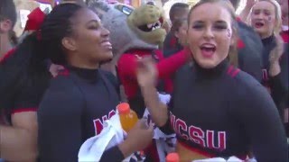 2016 NC State Cheerleading The Road To Daytona [upl. by Delainey458]