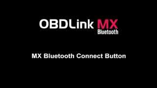 OBDLink MX Bluetooth Connect Button Push [upl. by Esihcoc]