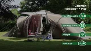 Coleman® Ridgeline 4 Plus Camping Tent [upl. by Chicky84]