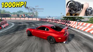 This Supra MOD should be ILLEGAL  BeamNG [upl. by Happy578]