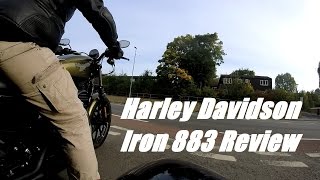 2015 Harley Davidson Iron 883 Review [upl. by Ahsilem]